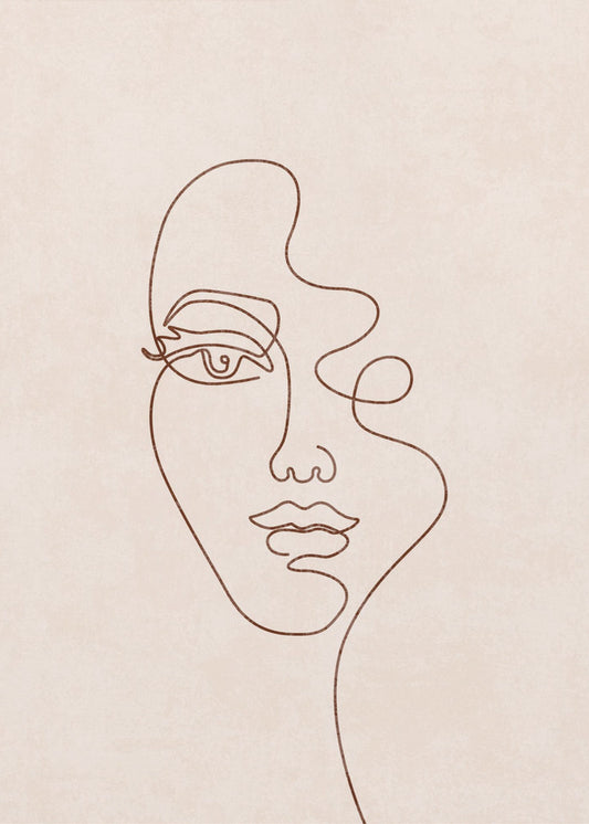 Gecontourde elegantie | Canvas