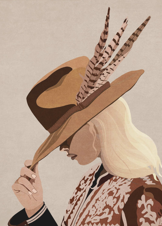 Feathered Elegance | Poster