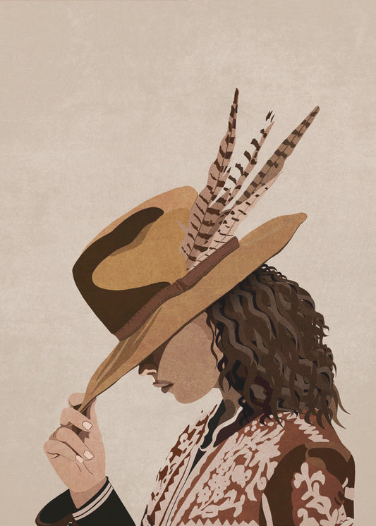 Feathered Elegance | Poster