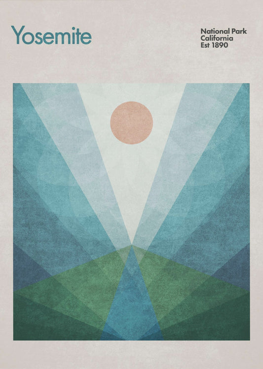 Geometric Sunrise | Canvas