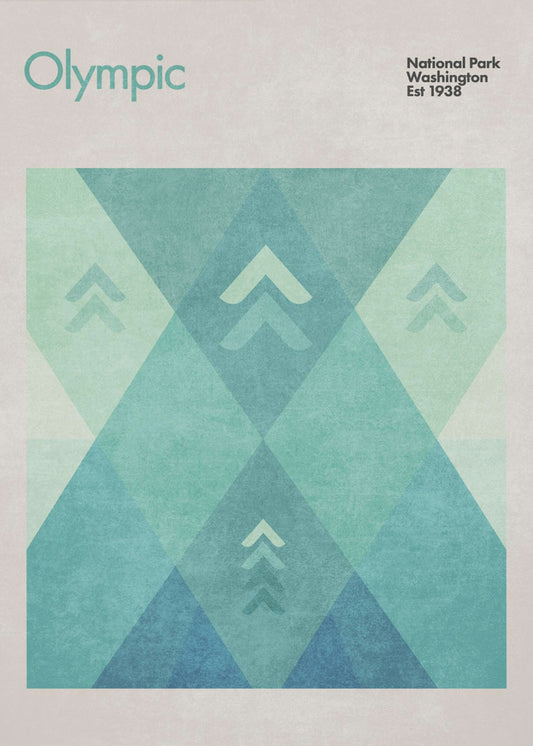 Geometric Peaks | Canvas