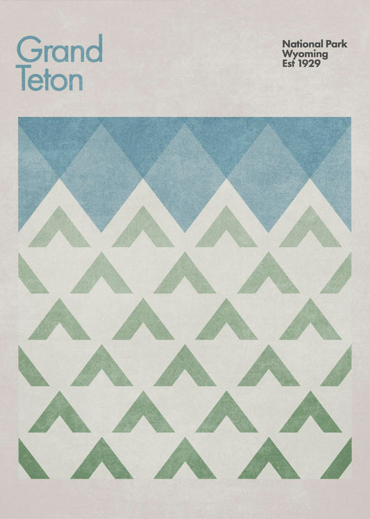Geometric Peaks | Canvas