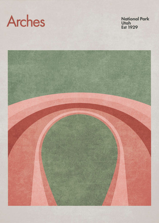 Abstract Arches | Canvas