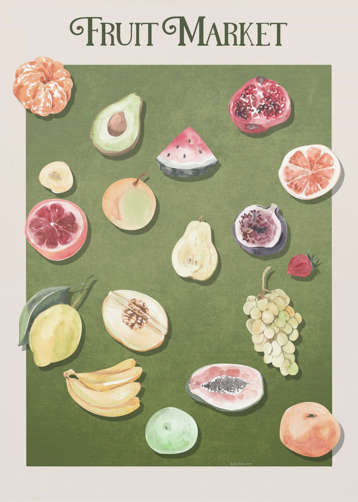 Kleurrijke oogst | Canvas