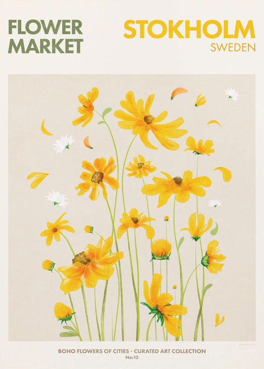 Stockholm Blooms | Poster