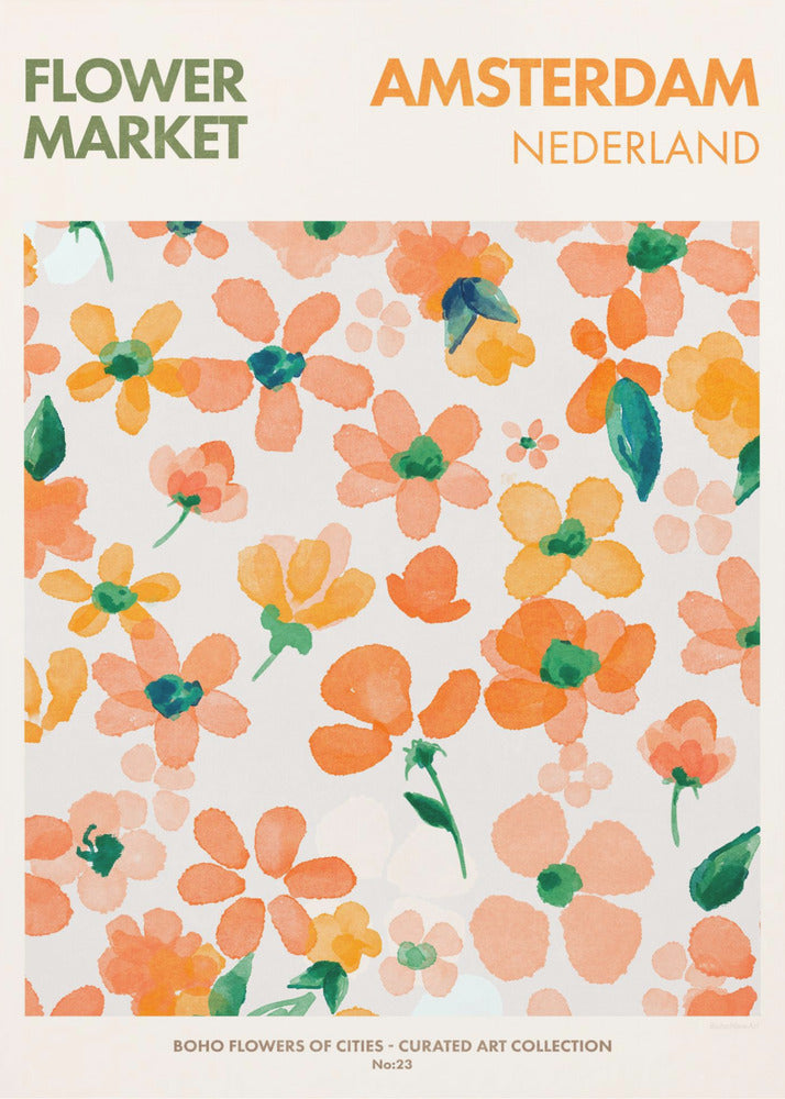 "Levendige Bloemen" | Canvas