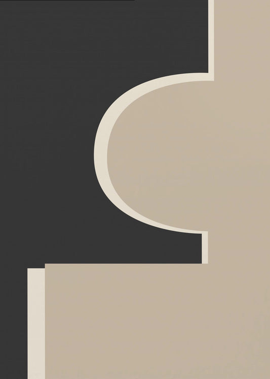 Abstracte grafische vormen | Canvas