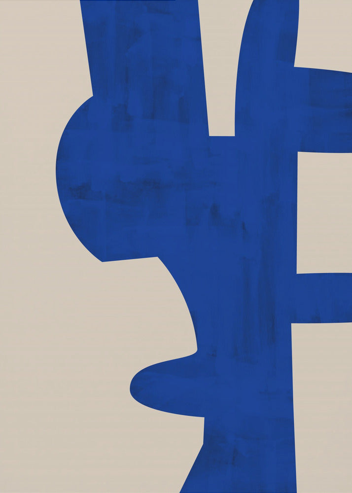 Schaduwen van Blauw | Canvas