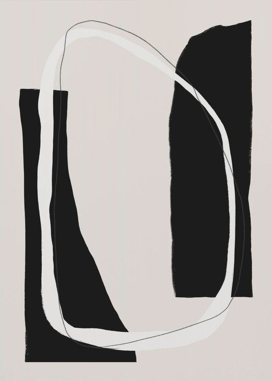 Monochrome Geometric Shapes | Canvas