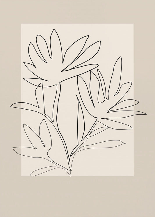 Bloemenomtrek | Canvas