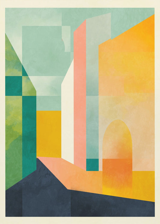 Ruimtes 3 Stad | Canvas