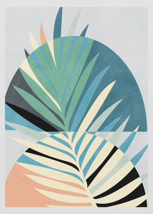 Ruimtes Blauw Kopie | Canvas