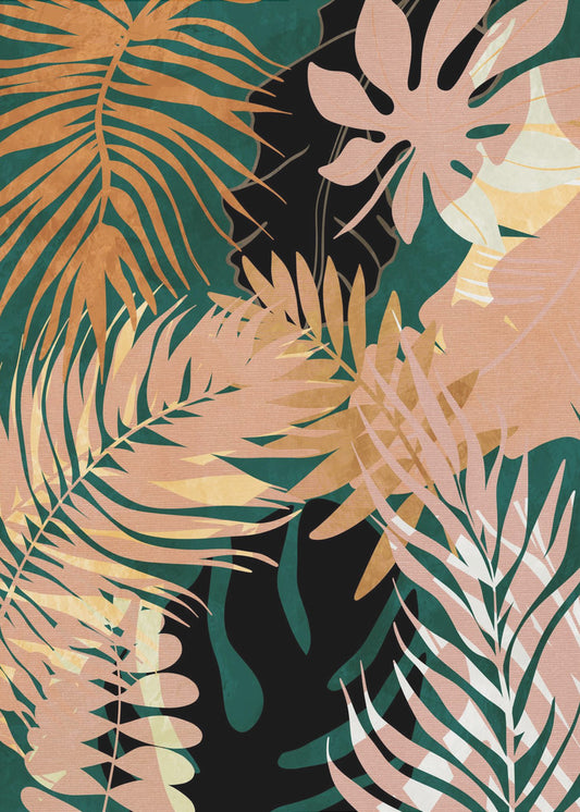 Bladeren Zomers | Canvas