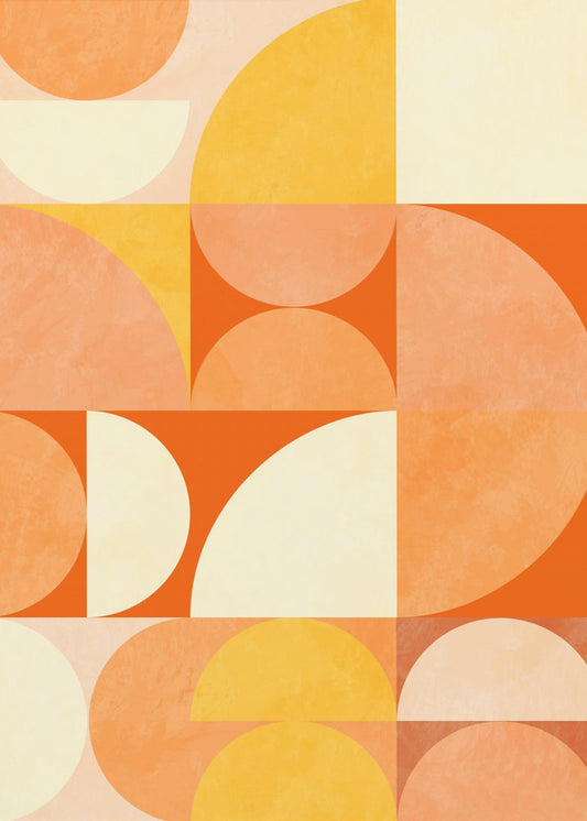 Lente Mid Rhapsody Oranje 3 | Canvas
