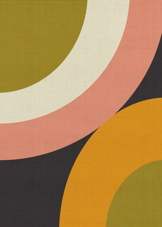 Geo Shapes Herfst 21 Afgerond | Canvas