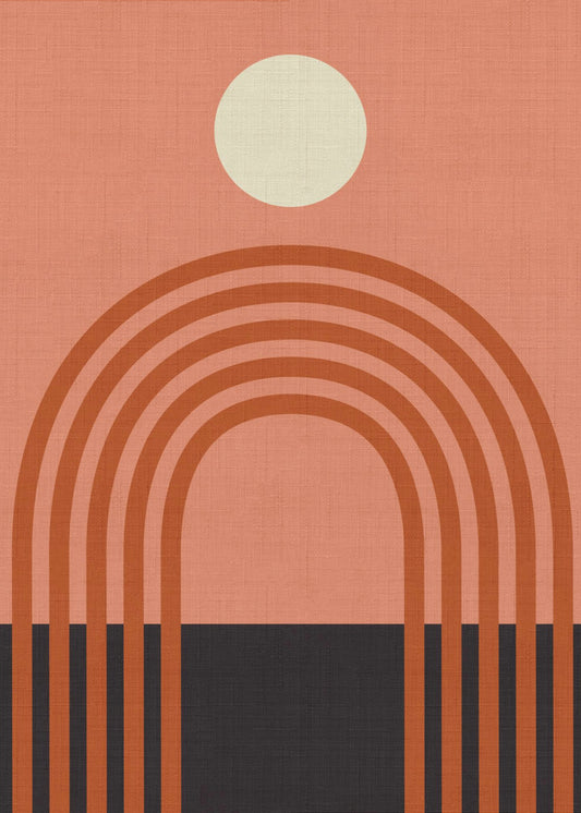 Geo Shapes Herfst 21 Arc | Canvas