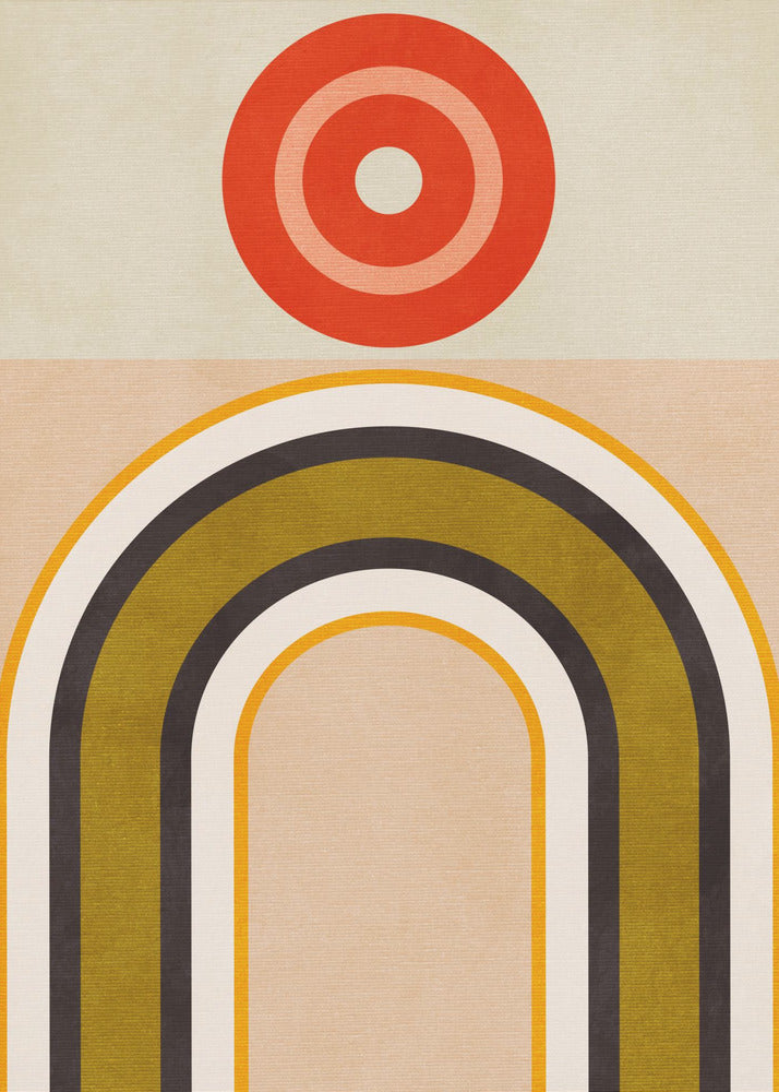 Regenboog Zonnen 9 | Poster