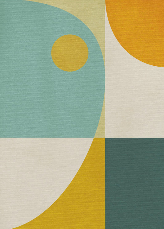 Regenboog Plus Vormen10 | Canvas