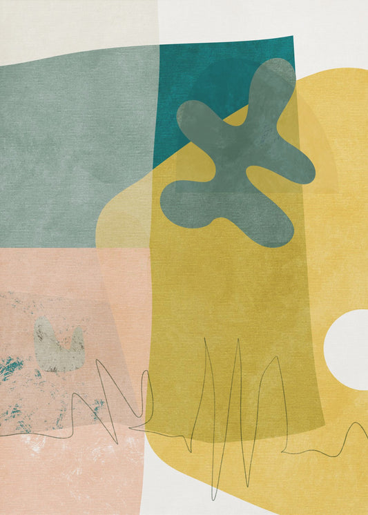 Natuurvriendelijke Terracotta 3 Aquarel Kopie | Poster