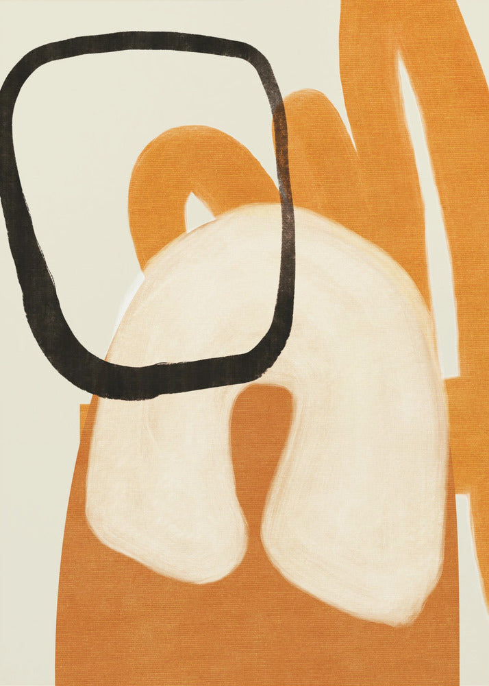 Geschilderde lijnen Desatur2 Kopie | Canvas