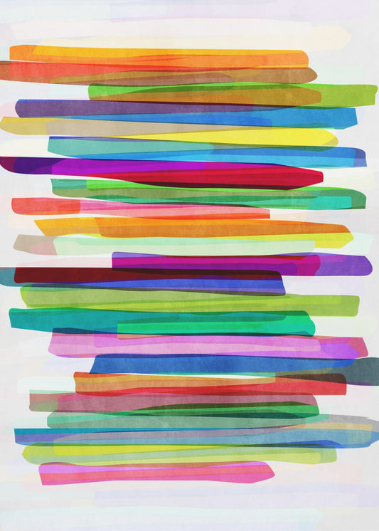 Colorful Stripes 1 | Poster