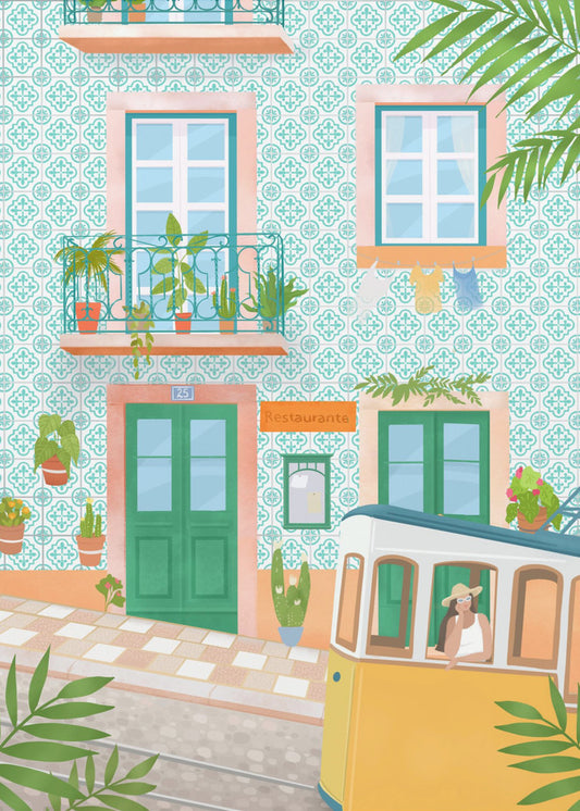 Lissabon-stad, Portugal | Poster