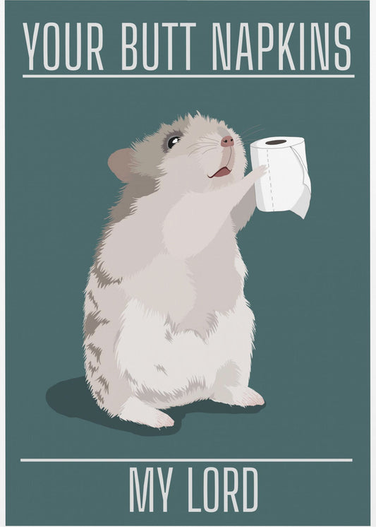 Uw billen servetten, mijn heer | Canvas