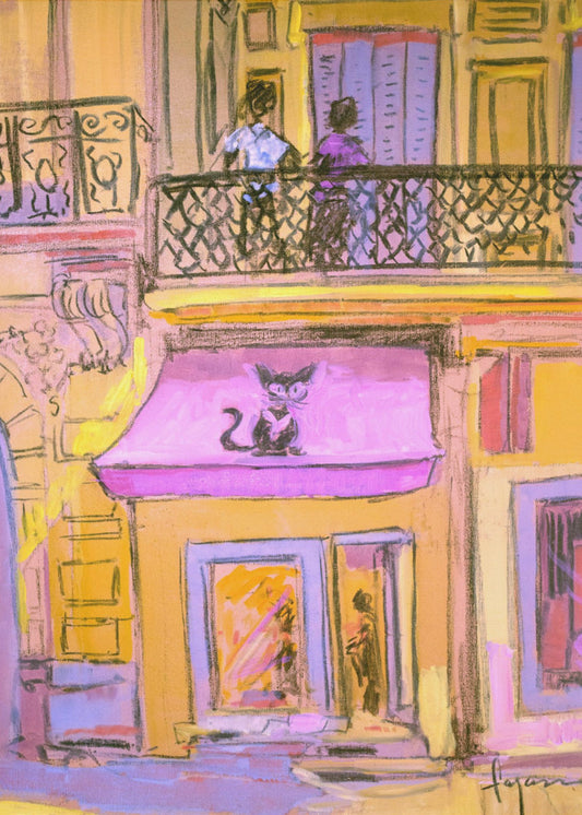 Balcony Stroll | Canvas