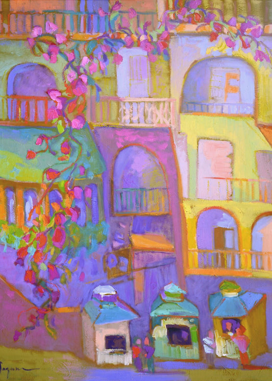 Vibrant Streetscape | Canvas