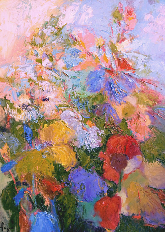 Vivid Colors And Delicate Petals | Canvas