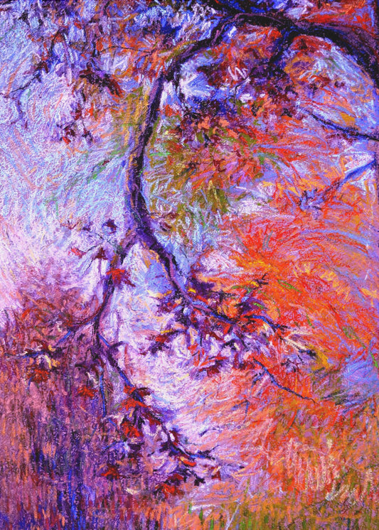Herfsttakken vlammen | Poster