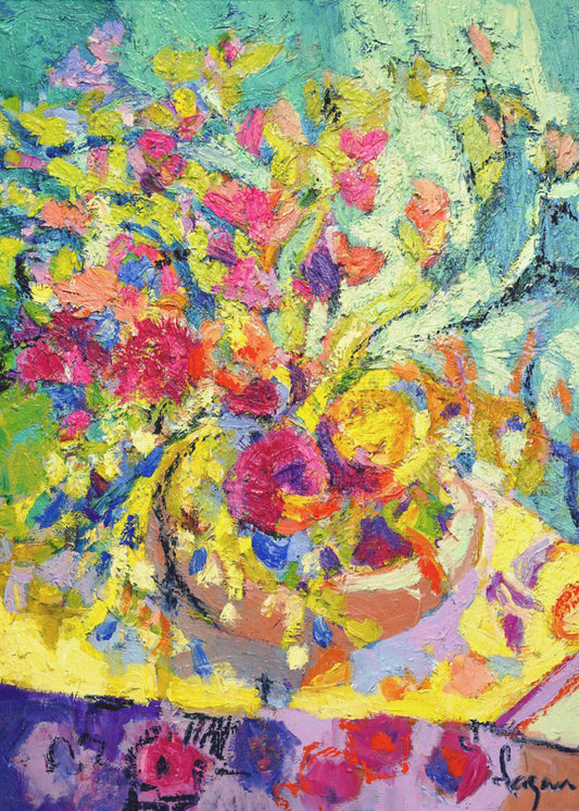Radiant Floral Harmony | Canvas