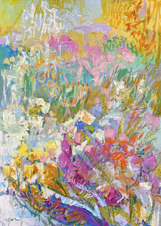 Vibrant Garden Dream | Canvas