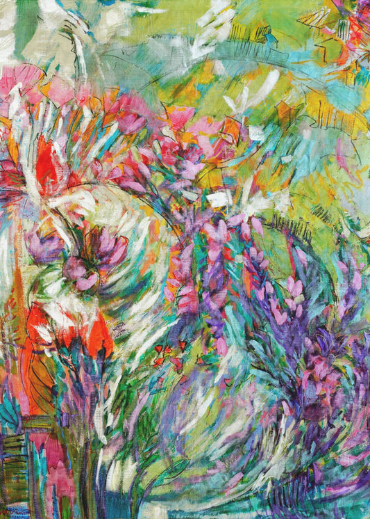 Pink Blossoms Abstract | Canvas