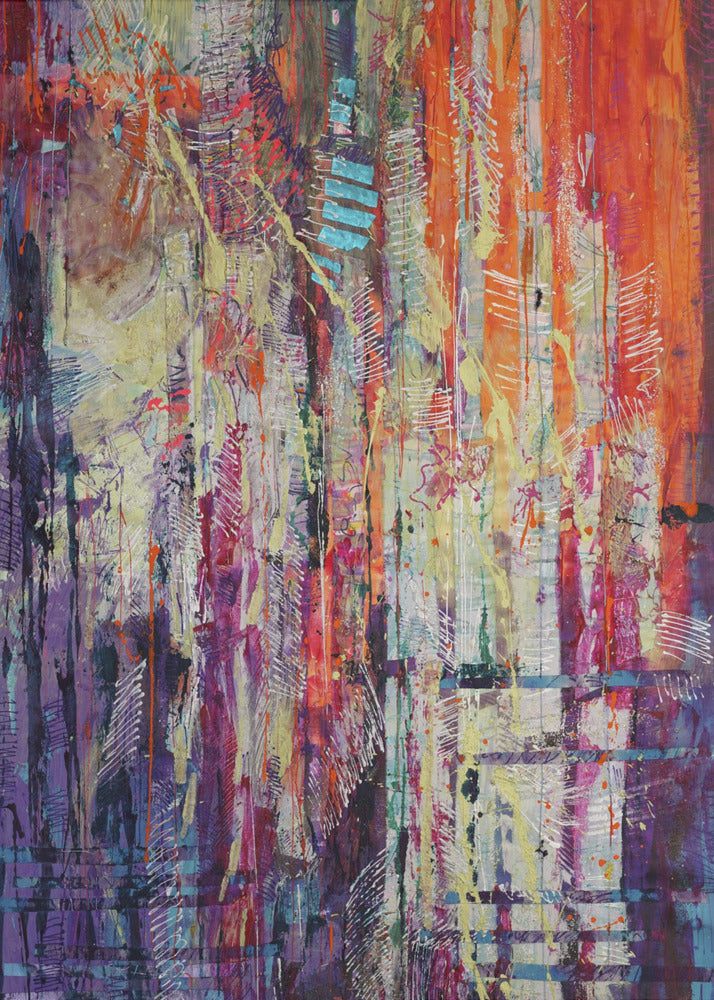 Sierlijke echo's van levendigheid | Canvas