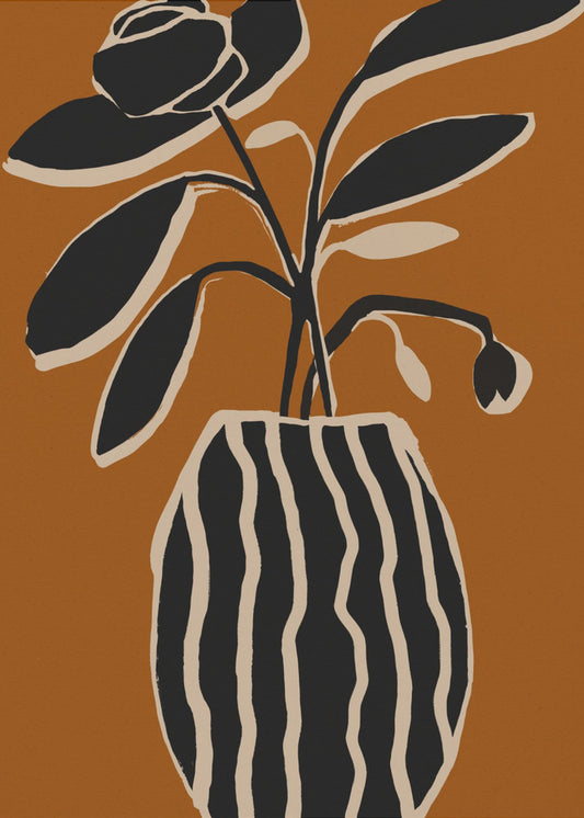 Oker Stilleven nr. 5 | Canvas