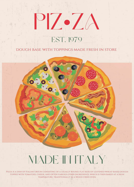 Plakjes Italië | Poster