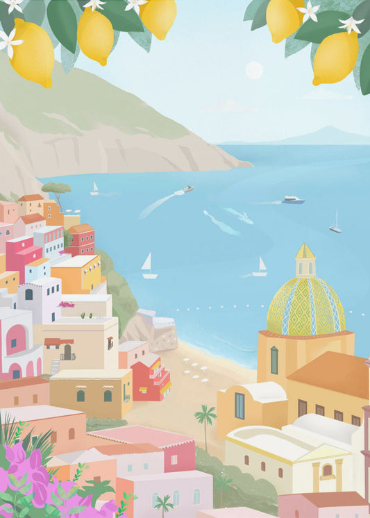 Positano, Italië | Poster