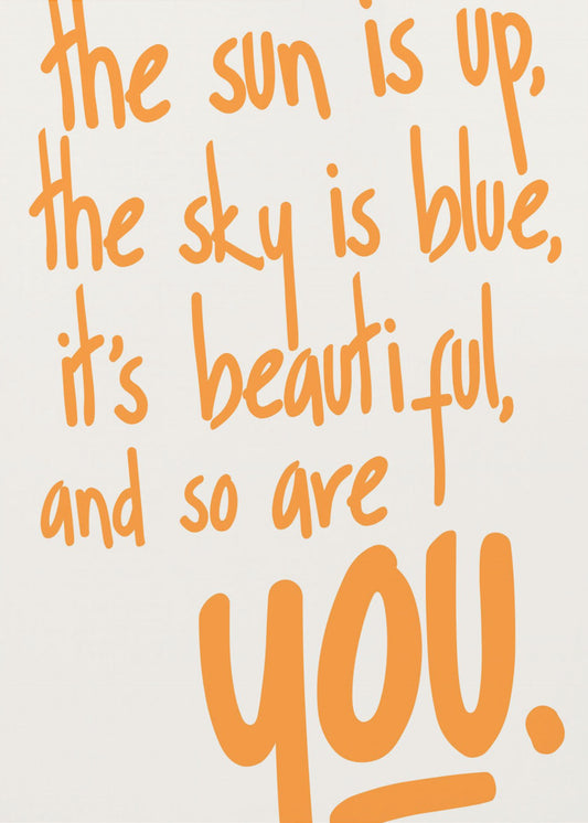 You Are Beautiful (vers.2) | Poster