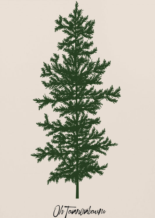 Oh Tannebaum (groen) | Poster