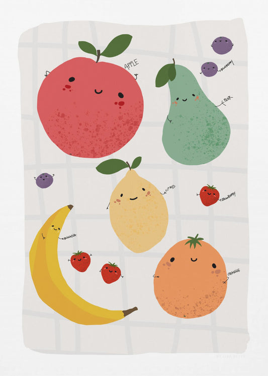 Fruit Kinderposter | Canvas