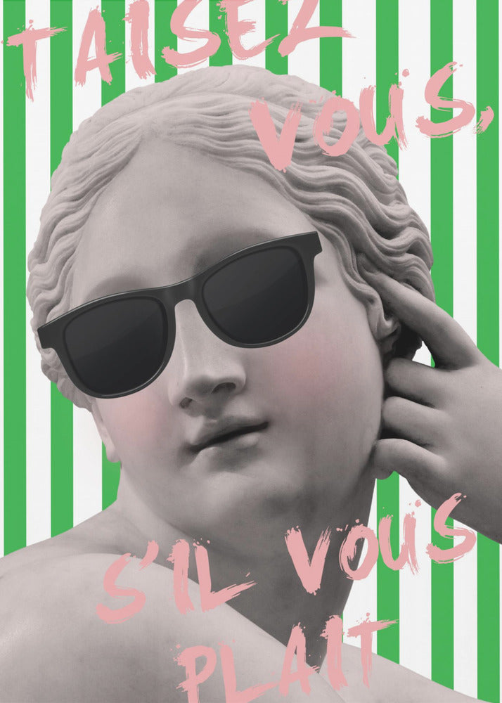 Gestreepte Venus | Canvas