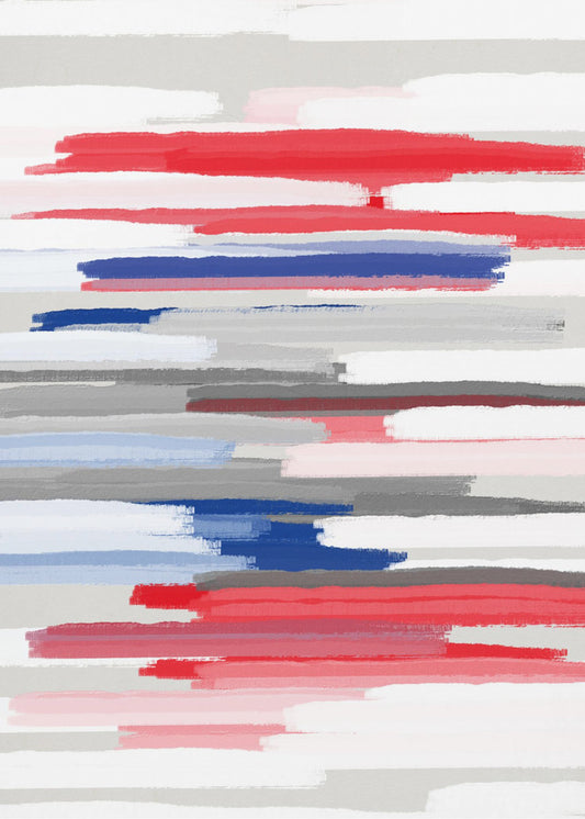 BILLS ROOD WIT EN BLAUW | Canvas