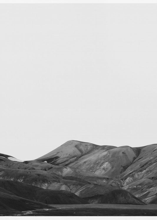Monochrome bergen | Poster