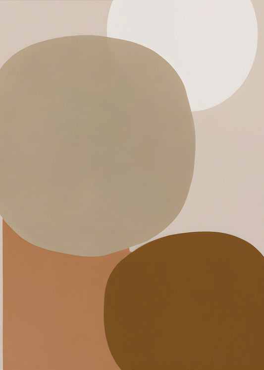 Aards minimalistisch | Canvas