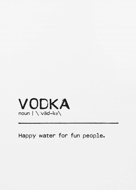 Quote Vodka Fun | Canvas