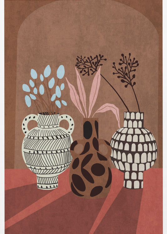 Geometric Vases | Canvas