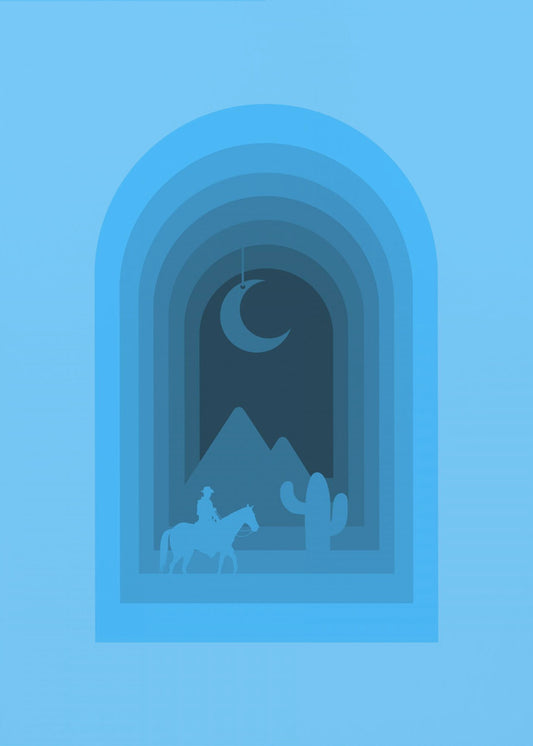 Woestijnmaanreis | Poster