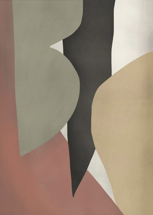 Tropische abstracte vormen | Poster