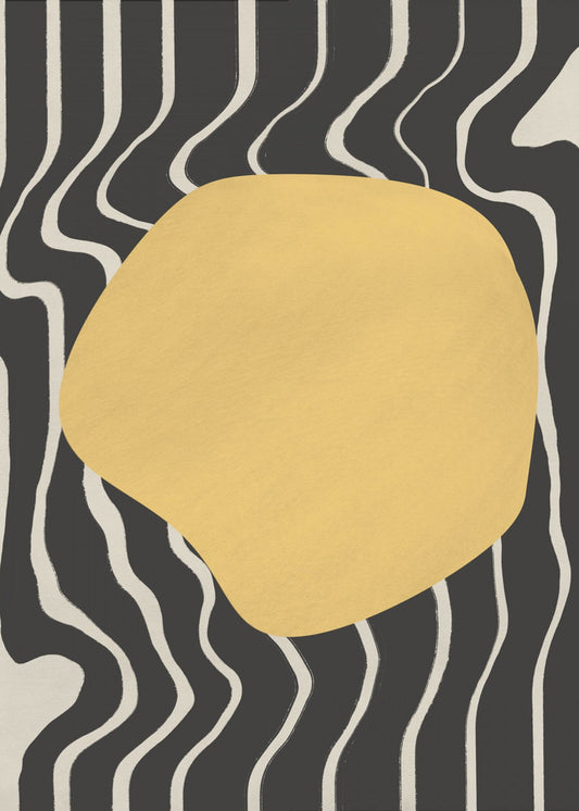 Gouden Golf Harmonie | Poster
